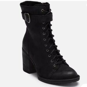 Born Cass Suede Leather Lace Up Boots